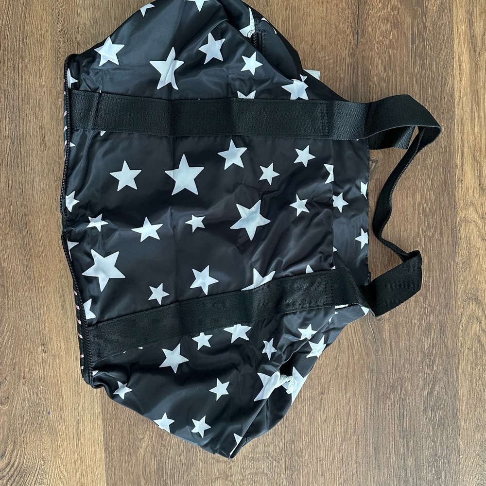 Victoria's Secret Packable Rose Gold and Black Duffle Bag - Picture 8 of 9